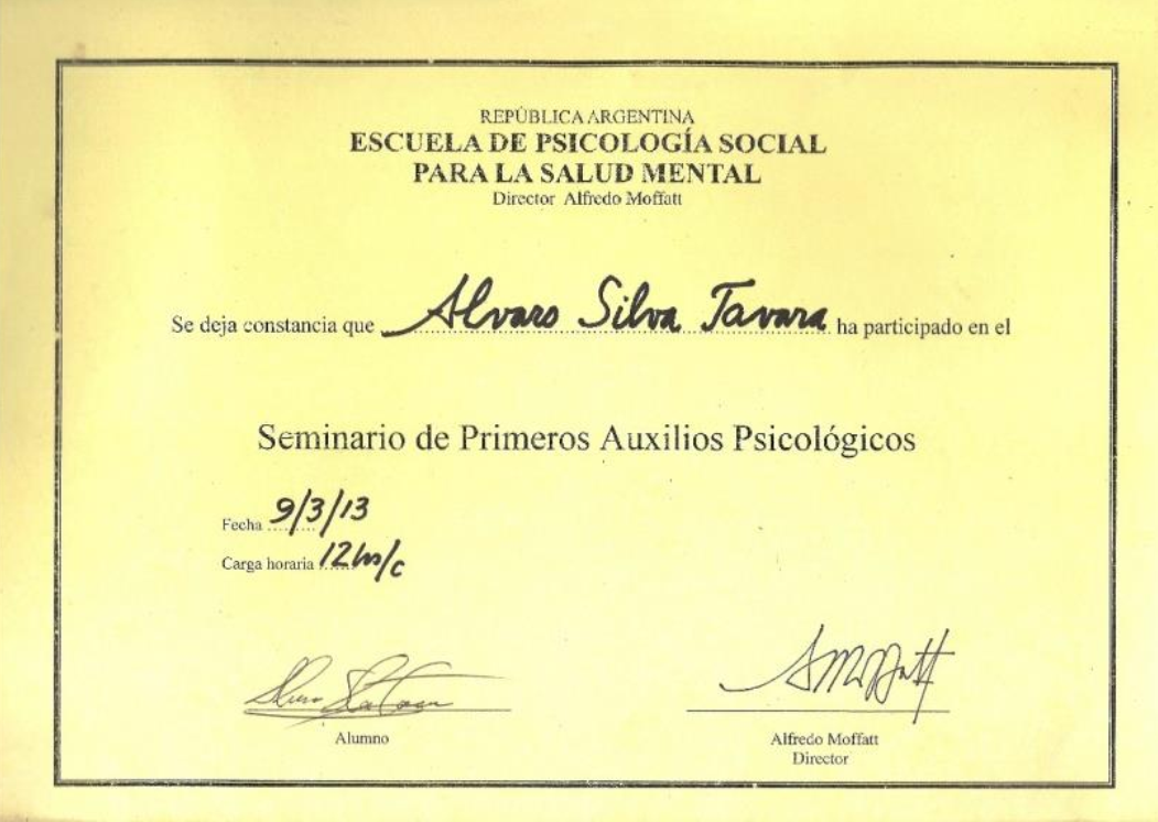 Auxilios psicologicos -Alfredo Moffatt Auxilios psicologicos -Alfredo Moffatt