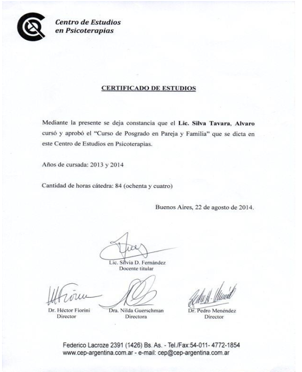 PAREJA Y FAMILIA VINCULAR PSICOTERAPIA DE PAREJA Y FAMILIA CEP